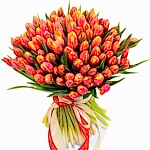 Orange Tulips Bouquet