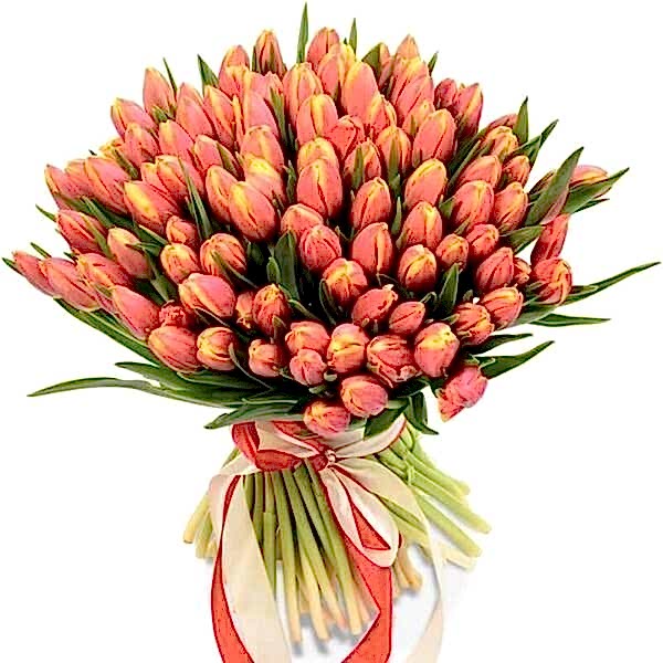 Orange Tulips Bouquet